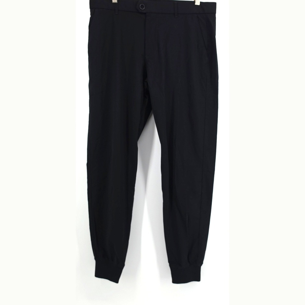 Greyson Mens Montauk Performance Jogger Black Pants Size 33 Golf Trousers